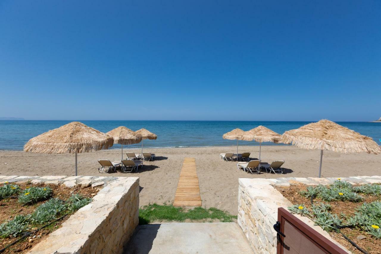 Espera Luxury Beach Front Residence With Pool & Bbq, By Thinkvilla Rethymno (Crete) Bagian luar foto