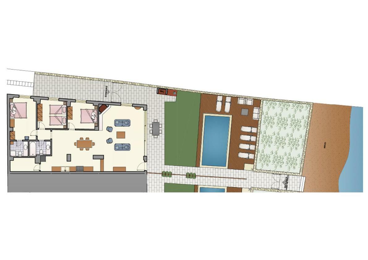 Espera Luxury Beach Front Residence With Pool & Bbq, By Thinkvilla Rethymno (Crete) Bagian luar foto